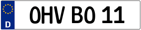 Truck License Plate